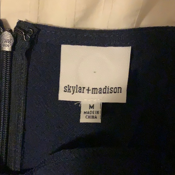 Navy blue Maxi Spaghetti strap dress - Picture 3 of 5